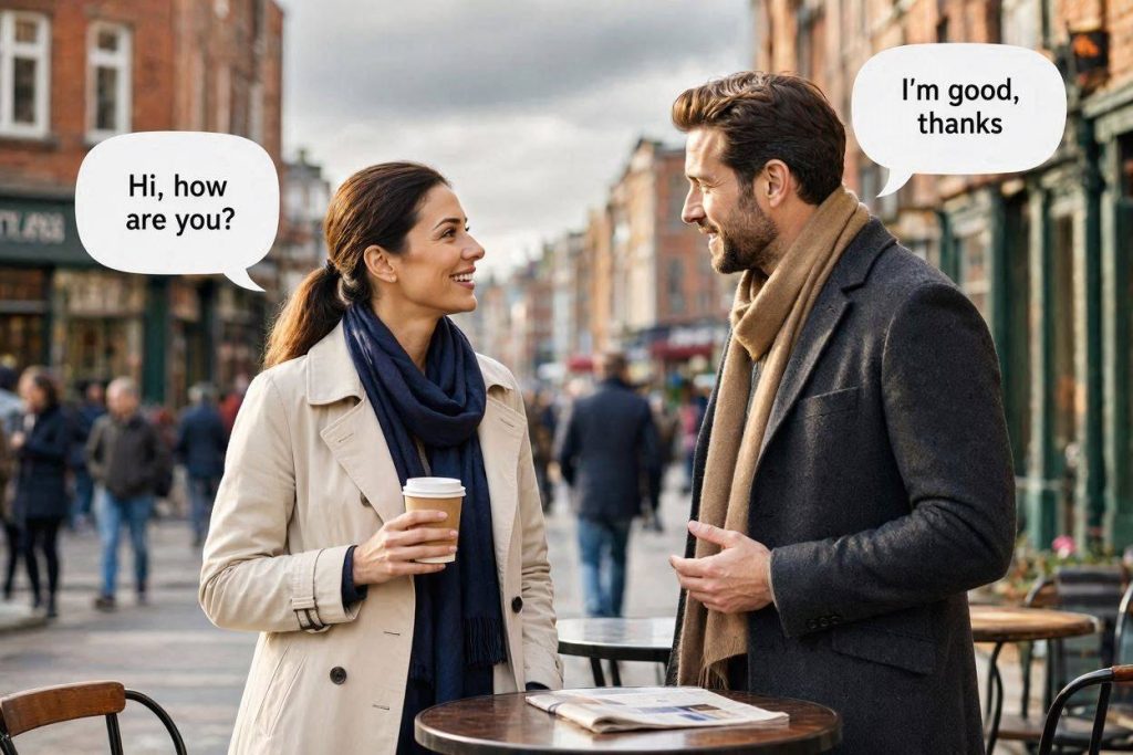 Small talk po angielsku w pracy: bezpieczne tematy i reakcje