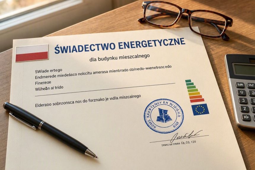 Jak załatwić świadectwo energetyczne w Polsce 2026?Dokumenty, terminy i opłaty
