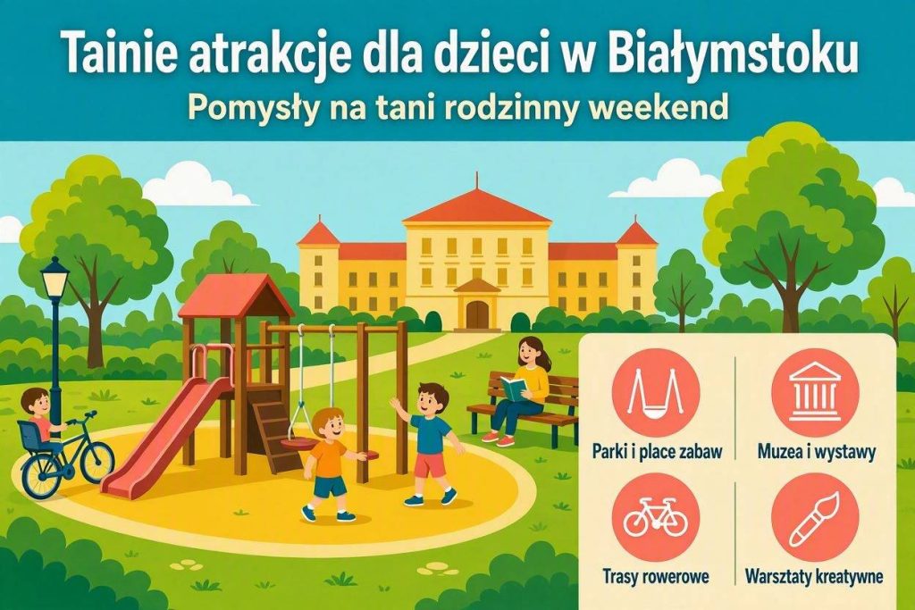 Tanie atrakcje dla dzieci w Białymstoku 2026: co robić w weekend bez dużych wydatków