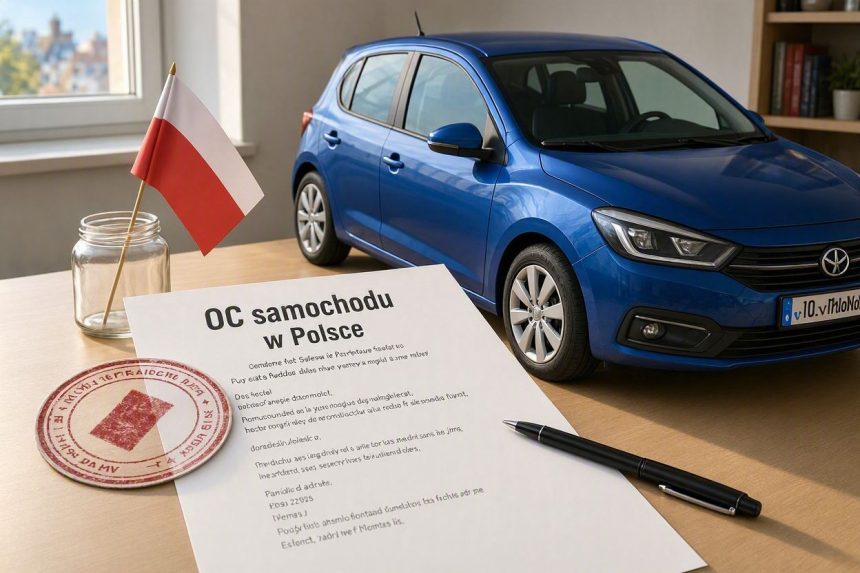 Jak załatwić OC samochodu w Polsce 2026? Dokumenty, terminy i opłaty