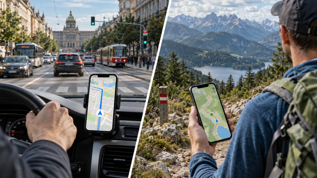 Google Maps czy Mapy.com? Porównanie nawigacji dla kierowców i turystów