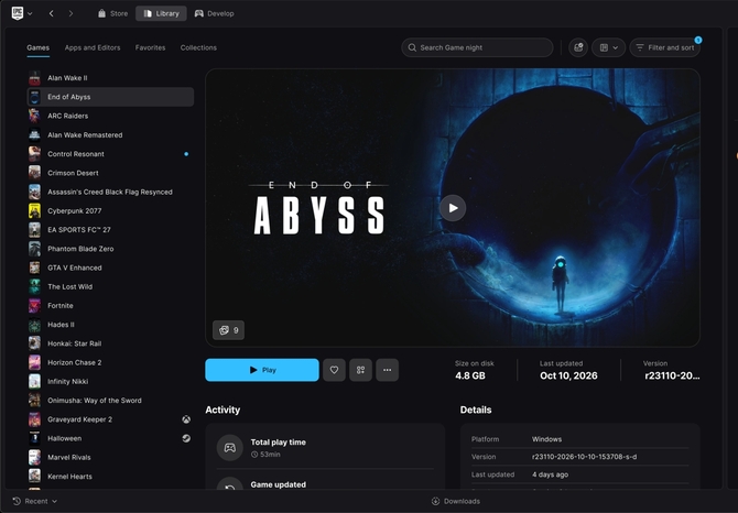 Nowy Epic Games Launcher powstał z pomocą AI. Co się zmieniło?