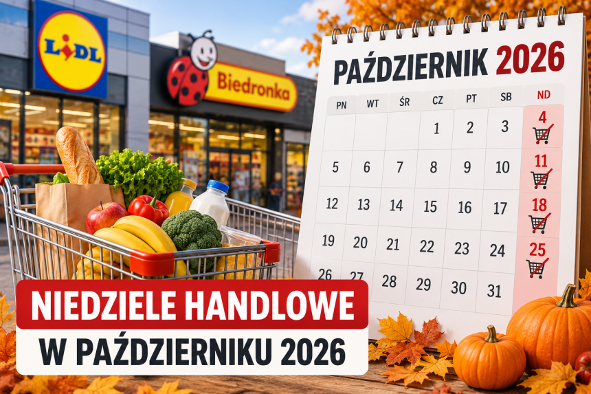 Niedziele handlowe w październiku 2026: kiedy sklepy są otwarte?