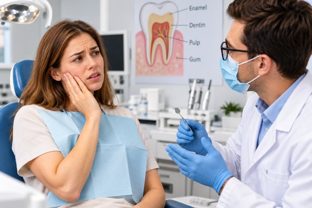Angielski u dentysty: objawy, ból i umawianie wizyty