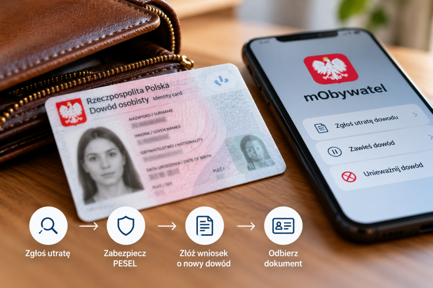 Jak zgłosić utratę dowodu osobistego w 2026 roku? Krok po kroku