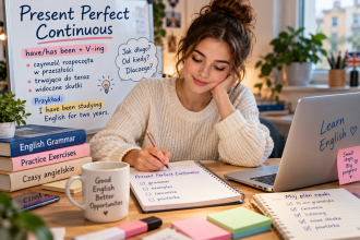 Present Perfect Continuous: kiedy używać i jak odróżnić od Present Perfect