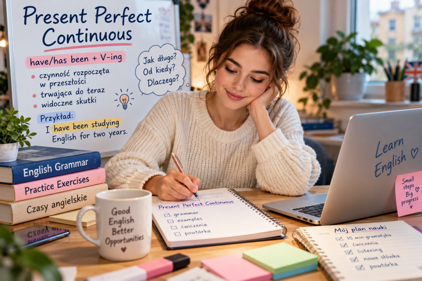 Present Perfect Continuous: kiedy używać i jak odróżnić od Present Perfect