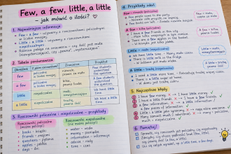 Few, a few, little, a little: jak mówić o ilości