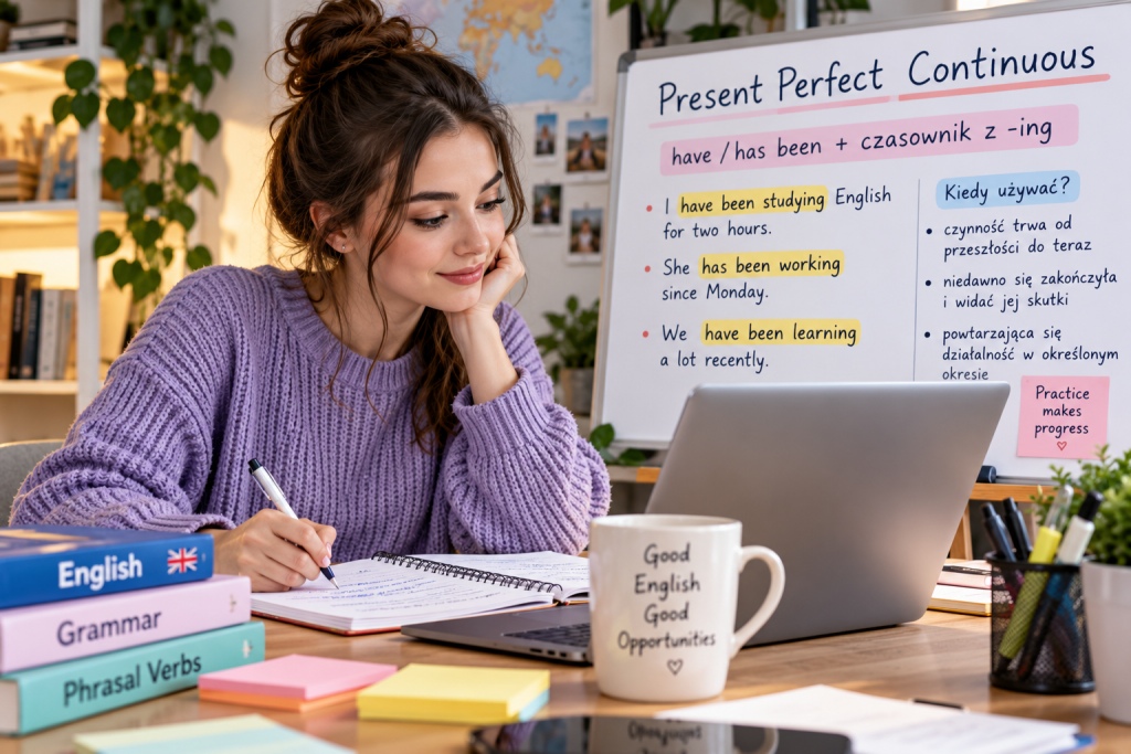 Present Perfect Continuous: kiedy używać i jak odróżnić od Present Perfect