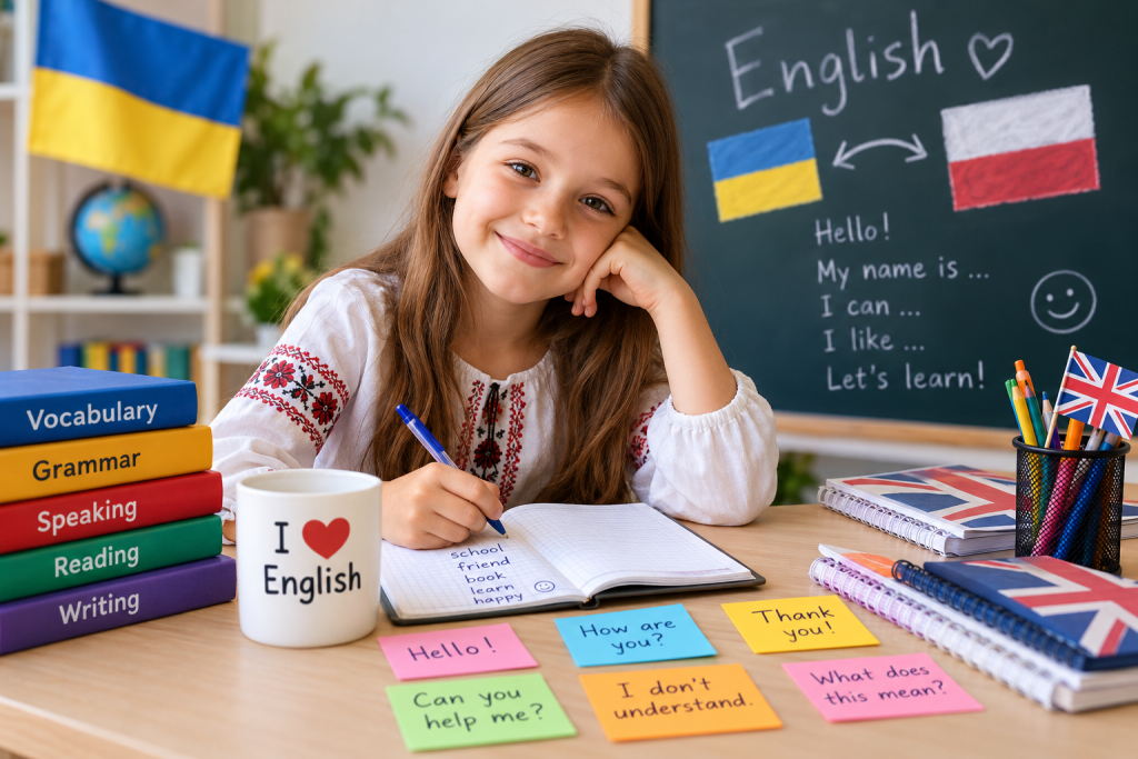 Jak przygotować dziecko z Ukrainy do angielskiego w polskiej szkole