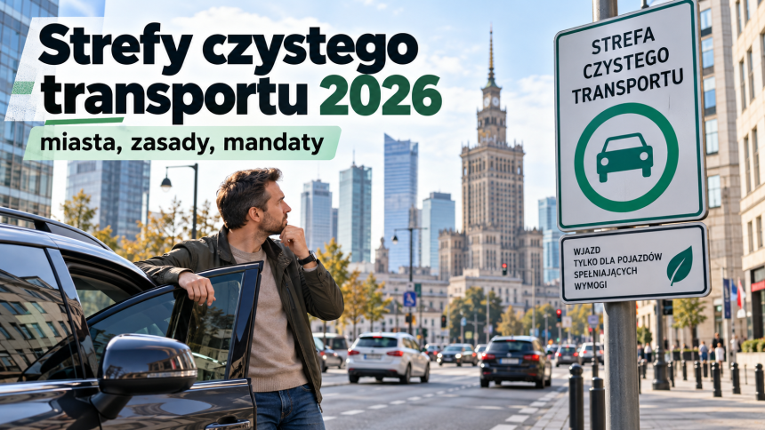 Strefy czystego transportu 2026 w Polsce: miasta, zasady i mandaty