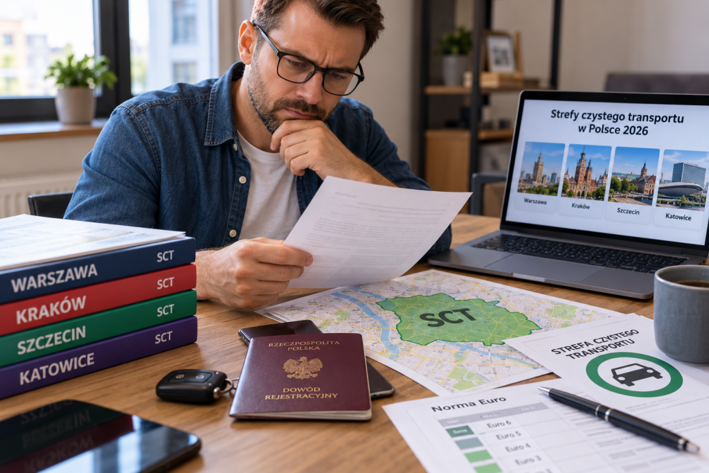 Strefy czystego transportu 2026 w Polsce: miasta, zasady i mandaty