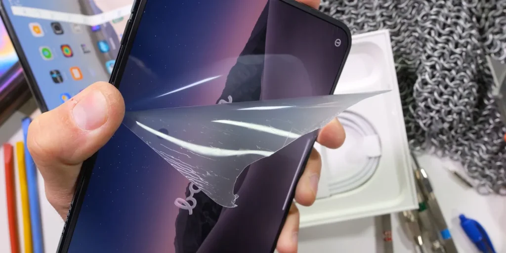 Test wytrzymałości iPhone Duo. Kurz, rysy i uszkodzony zawias